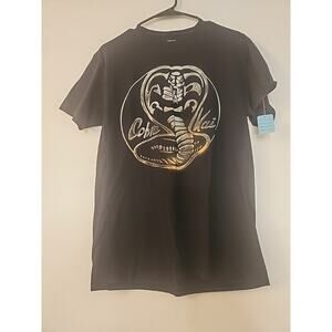 Mens Cobra Kai black short sleeve T-shirt Size Medium